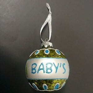 NEW Artisan handcrafted Baby's 1st Christmas